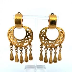 Chanel Cc Logo Clip-On Earrings Metal #247073C11B